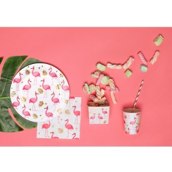 20 Serviettes Flamant Rose. n°2