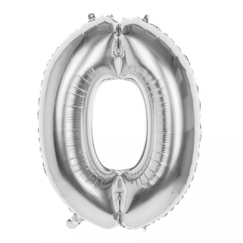 Ballon Gant Argent Chiffe 0 - 86 cm 
