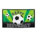 Drapeau Football Happy Birthday. n°1