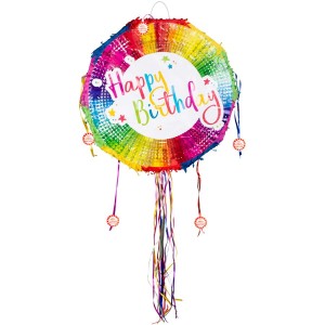 Pinata Rainbow Happy Birthday