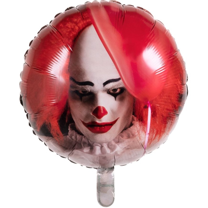 Ballon  Plat Clown Horror 
