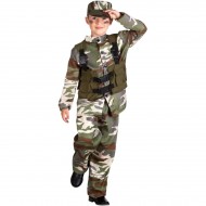 Déguisement Soldat Militaire Camouflage