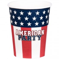 Contient : 1 x 10 Gobelets American Party