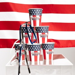 10 Gobelets American Party. n1