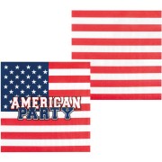 20 Serviettes American Party