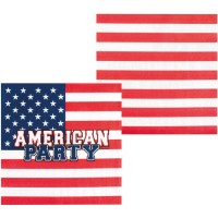 Contient : 1 x 20 Serviettes American Party