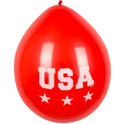 6 Ballons American Party. n3