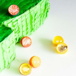 6 Balles Rebondissantes - Fruits. n1