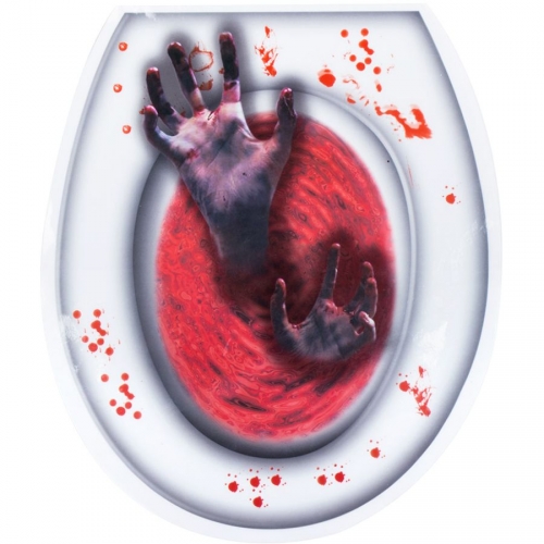 Dcoration Stickers Cuvette WC Halloween Horror 