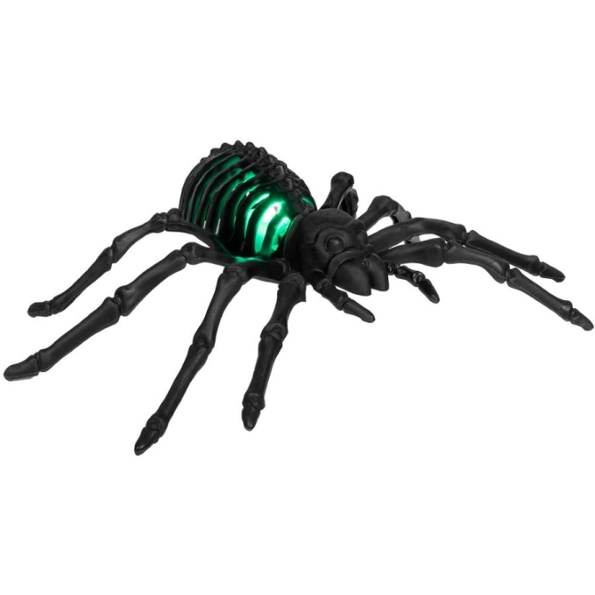 Squelette d Araigne LED Noir - 22 cm 