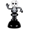 Squelette Dansant Solaire (11 cm) images:#0