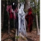 Suspension Squelette Démon - Yeux Lumineux (180 cm) images:#2
