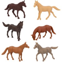 6 Figurines Chevaux