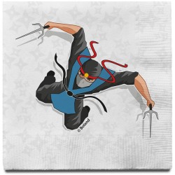 20 Serviettes Ninja. n2