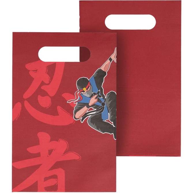 10 Pochettes Cadeaux Ninja 