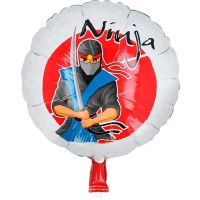 Contient : 1 x Ballon Mylar Ninja