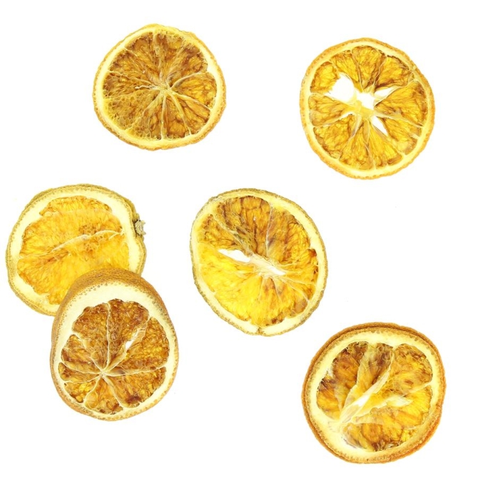 5 Tranches d Orange Naturelle Sche (5 cm) 