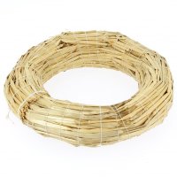 Couronne de Nol Nature (20 cm) - Paille