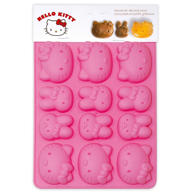 Moule 9 chocolats Hello Kitty et Melody 