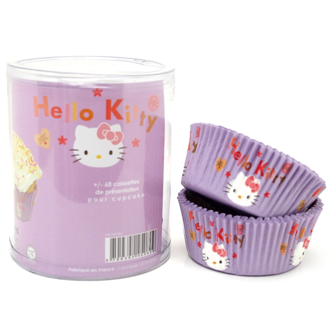 65 Caissettes  Cupcakes Hello Kitty 