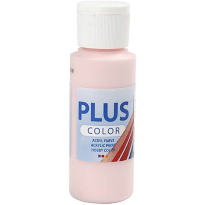 Peinture Acrylique Plus Color (60 ml) - Rose Soft 