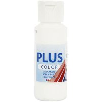 Peinture Acrylique Plus Color (60 ml) - Blanc