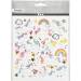 Planche 31 Stickers Licornes Pastels. n2