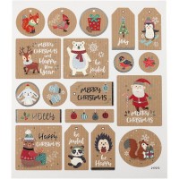 Stickers Nol Merry-Christmas