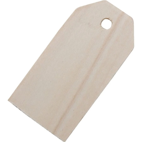 10 Etiquettes Cadeaux - Bois 