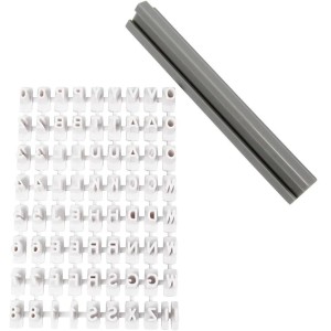 Set de tampons - Alphabet/Chiffre + R�glette