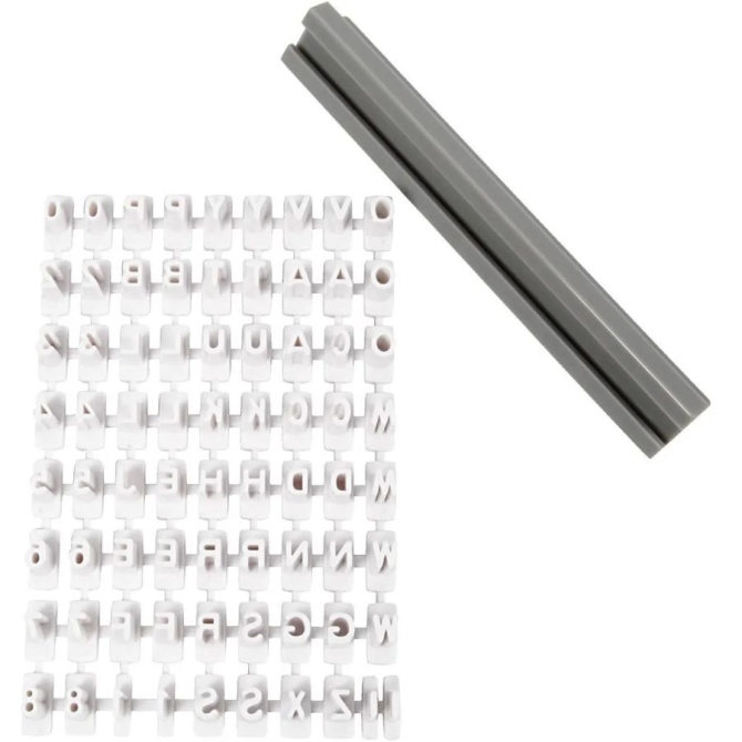Set de tampons - Alphabet / Chiffre  +  R�glette 