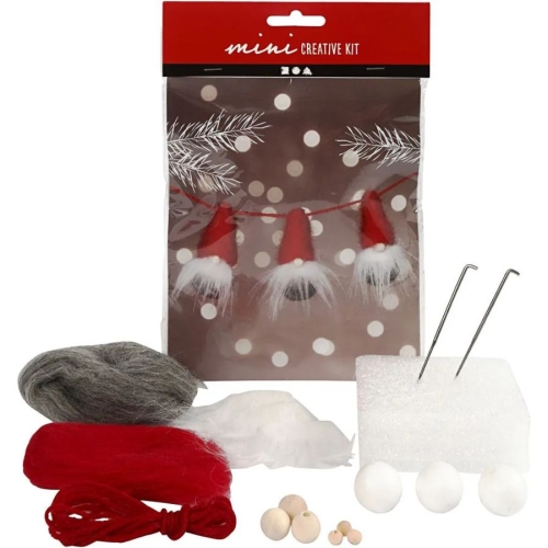 Mini Kit DIY - Guirlande Lutin de Nol 