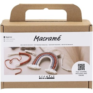 Mini Kit DIY Macramé - Arc-en-ciel