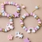 Mini Kit DIY Bijoux - Licorne Couleurs Pastel images:#3