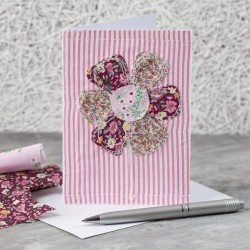 6 Cartes  +  Enveloppes  - Rose. n5