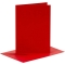 6 Cartes + Enveloppes (10 x 15 cm) - Rouge images:#0