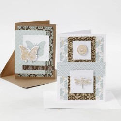 6 Cartes  +  Enveloppes - Blanc Cass. n5