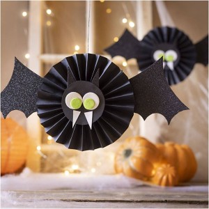 Mini Kit DIY Dcorations en Papier - Halloween Chauve-souris