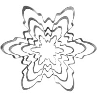 Set de 4 Emporte-pices - Flocon de neige