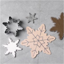 Set de 4 Emporte-pices - Flocon de neige. n1