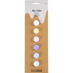 6 Petits Pots de Peinture Acrylique Plus � Couleurs Pastel. n�3