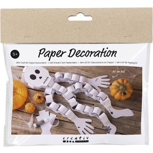 Mini Kit DIY D�corations en Papier - Halloween Squelette