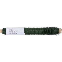 Bobine de Fil d Acier Plastifi� � Vert. n�1