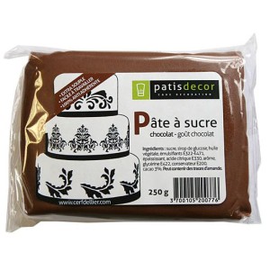 Pte  sucre Chocolat Patisdcor 250g