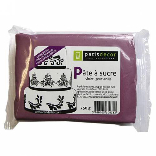 Pâte à sucre Violet Patisdécor 250g 