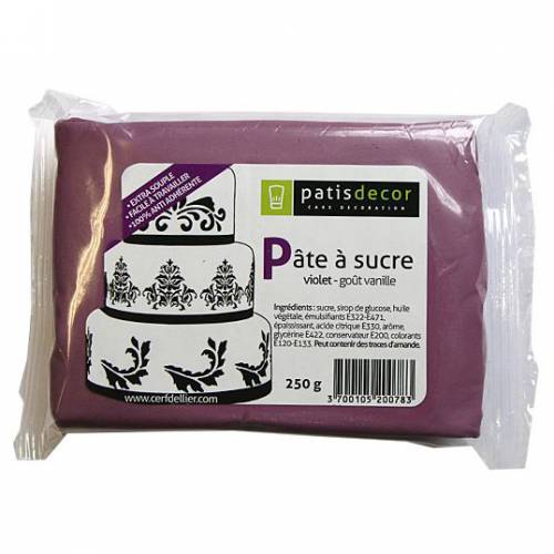 Pte  sucre Violet Patisdcor 250g 
