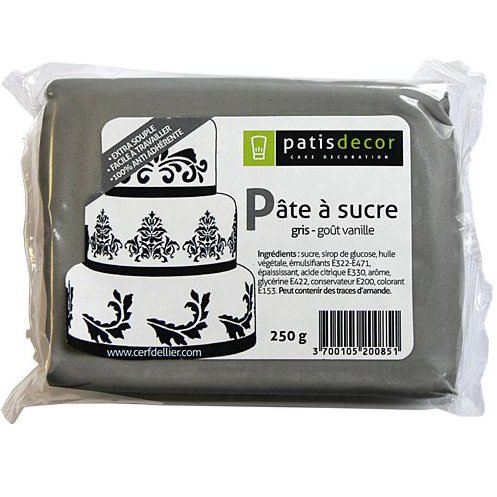 Pte  sucre gris Patisdcor 250g 