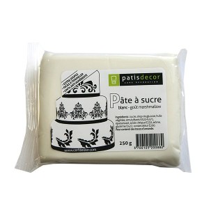 Pte  sucre marshmallow Blanche Patisdcor 250g