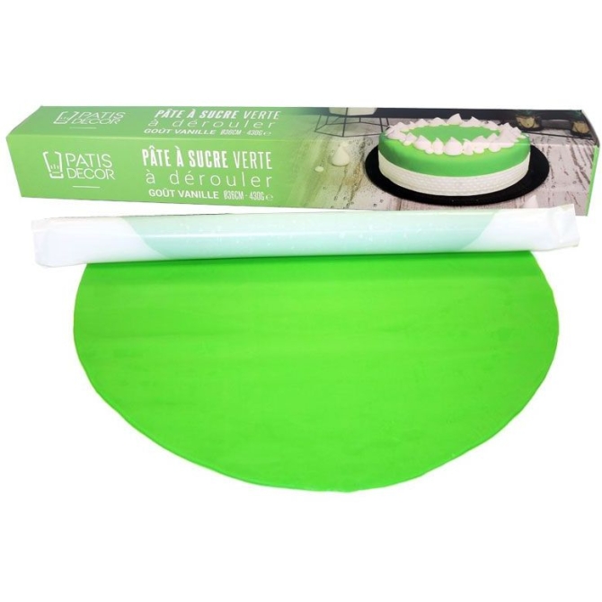 Pte  Sucre Verte  drouler - 430g 