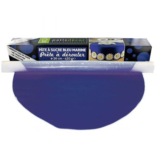 Pate A Sucre Bleu Marine A Derouler 430 G Pour L Anniversaire De Votre Enfant Annikids